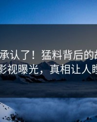 大V终于承认了！猛料背后的故事在人人影视曝光，真相让人瞠目